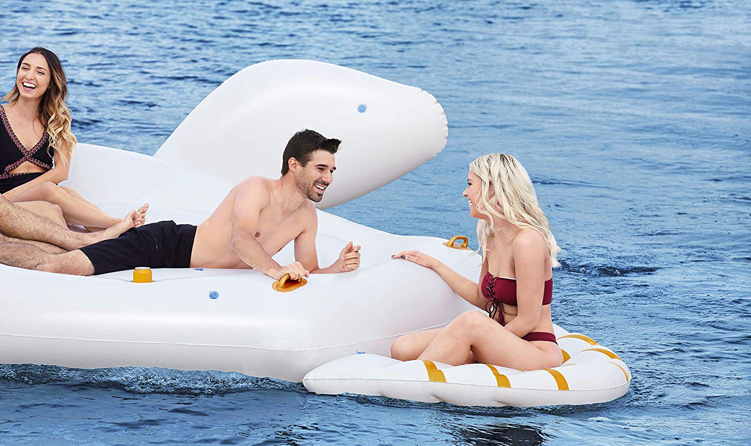 bestway 43281 felfújható hattyú óriás úszó sziget